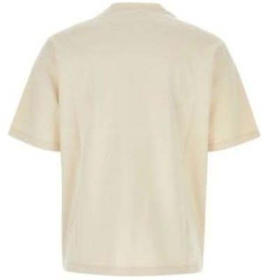 프라다 아이보리 코튼 크루넥 반팔 티셔츠. UJN861-14LK-F0018-S-WMO Lookbook 프라다 아이보리 코튼 크루넥 반팔 티셔츠. UJN861-14LK-F0018-S-WMO