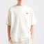 Purchase 프라다 아이보리 코튼 크루넥 반팔 티셔츠. UJN861-14LK-F0018-S-WMO