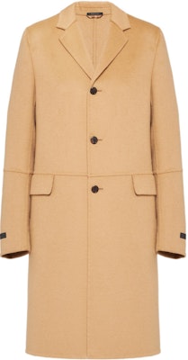 PRADA Khaki Single-Breasted Loose-Fit Long Sleeve Casual Coat UC404D-03H-F0040-S-182 Order PRADA Khaki Single-Breasted Loose-Fit Long Sleeve Casual Coat UC404D-03H-F0040-S-182