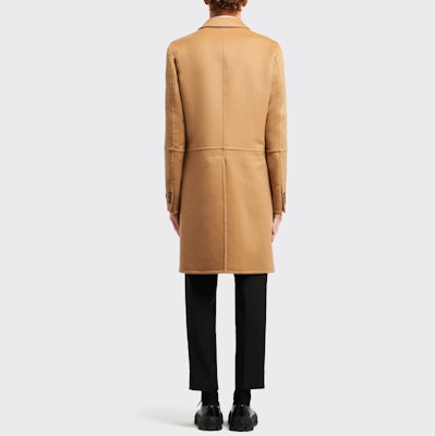 PRADA Khaki Single-Breasted Loose-Fit Long Sleeve Casual Coat UC404D-03H-F0040-S-182 Shop PRADA Khaki Single-Breasted Loose-Fit Long Sleeve Casual Coat UC404D-03H-F0040-S-182