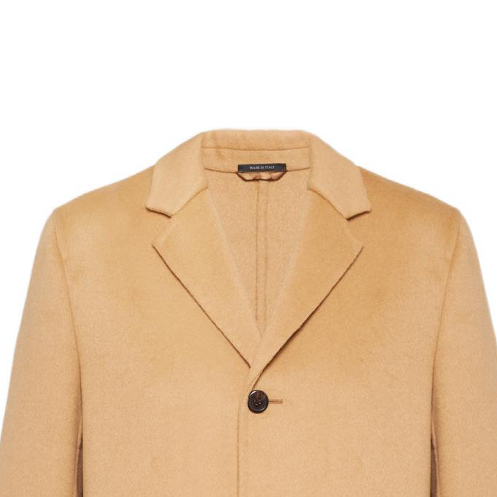 Details for PRADA  Khaki Single-Breasted Loose-Fit Long Sleeve Casual Coat UC404D-03H-F0040-S-182