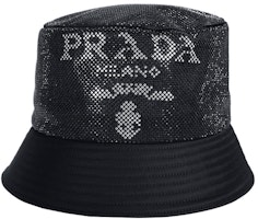 PRADA Logo Studded Fisherman Hat 2HC1372D0SF0002 PRADA Logo Studded Fisherman Hat 2HC1372D0SF0002
