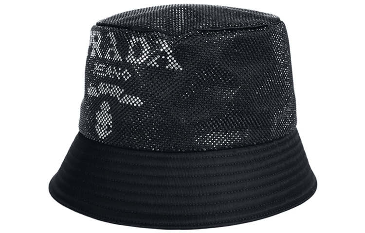 Shop PRADA Topi Nelayan Berhias Logo 2HC1372D0SF0002