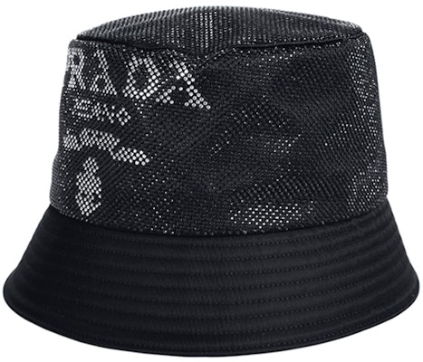 PRADA Topi Nelayan Berhias Logo 2HC1372D0SF0002 Shop PRADA Topi Nelayan Berhias Logo 2HC1372D0SF0002