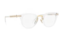 Lookbook PRADA Minimalist Oval Optical Glasses Frame - Stylish & Casual. PR17YS2AZ09N