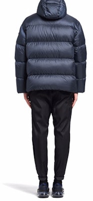 프라다 남색 후드 다운 재킷 겨울 보온 지퍼 핏 SGB475S202-1ID1-F0124 L Shop 프라다 남색 후드 다운 재킷 겨울 보온 지퍼 핏 SGB475S202-1ID1-F0124 L