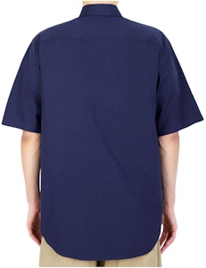 PRADA Kemeja Pendek Biru Tua dengan Kancing Depan UCS503-1XV2-F0021 Lookbook PRADA Kemeja Pendek Biru Tua dengan Kancing Depan UCS503-1XV2-F0021