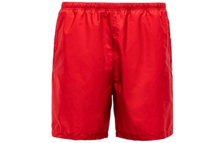 PRADA  Re-Nylon Solid Swim Shorts Red UB333107L-F0011-S-221