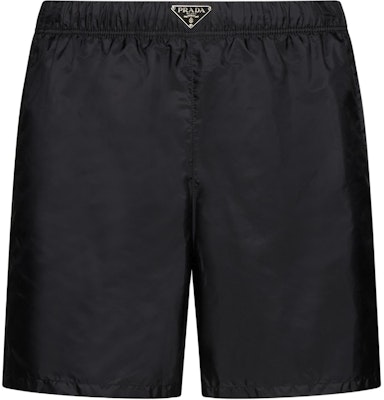 PRADA Re-Nylon 黑色泳褲 彈性腰圍 寬鬆版型 游泳短褲 UB372-1WQ9-F0002-S-OOO Buy PRADA Re-Nylon 黑色泳褲 彈性腰圍 寬鬆版型 游泳短褲 UB372-1WQ9-F0002-S-OOO