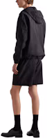 Shop PRADA Re-Nylon Swim Trunks Black Elastic Waist Loose Fit Swim Shorts UB372-1WQ9-F0002-S-OOO