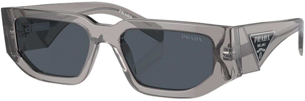 PRADA Gafas de Sol Rectangulares Grises con Logo Triangular Marco Acetato. PR09ZS18S09T Buy PRADA Gafas de Sol Rectangulares Grises con Logo Triangular Marco Acetato. PR09ZS18S09T