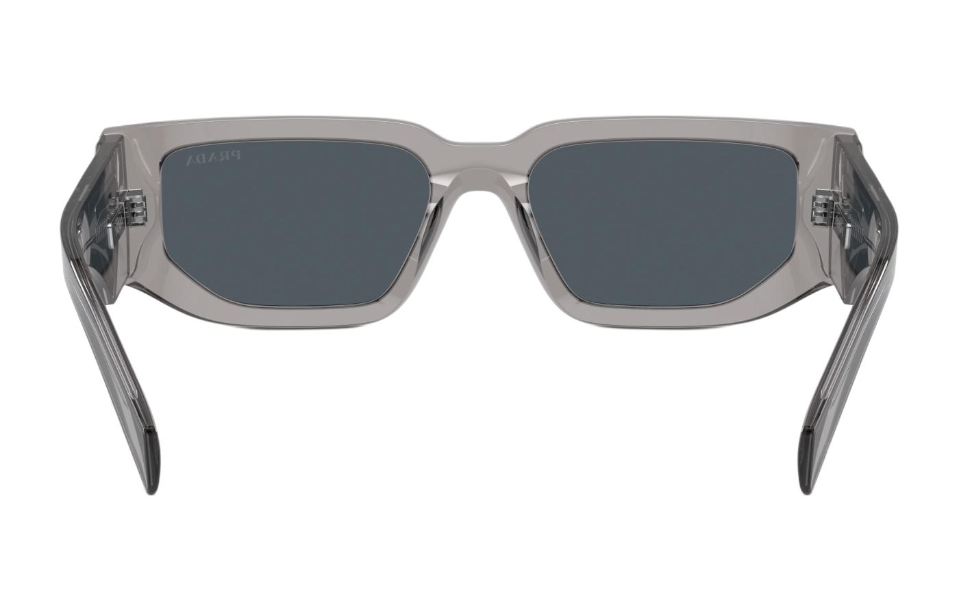 Purchase PRADA Gafas de Sol Rectangulares Grises con Logo Triangular Marco Acetato. PR09ZS18S09T