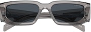 Details for PRADA Gafas de Sol Rectangulares Grises con Logo Triangular Marco Acetato. PR09ZS18S09T