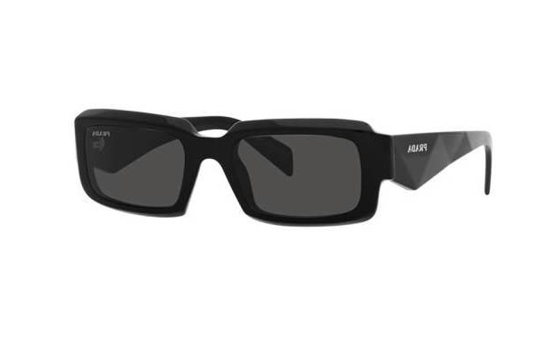 PRADA  Rectangular Sunglasses Black with Side Lettering Detail PR27ZS16K08Z 圖 2