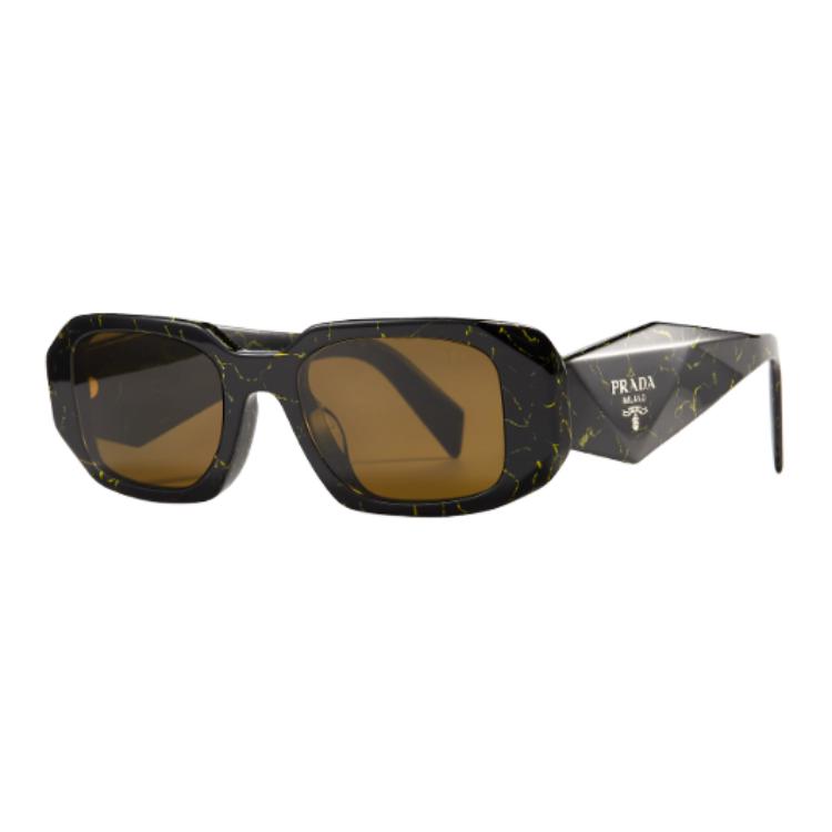 PRADA  Rectangular Sunglasses with Logo and Enamel Detail - Multicolor. 0PR17WSF 圖 5
