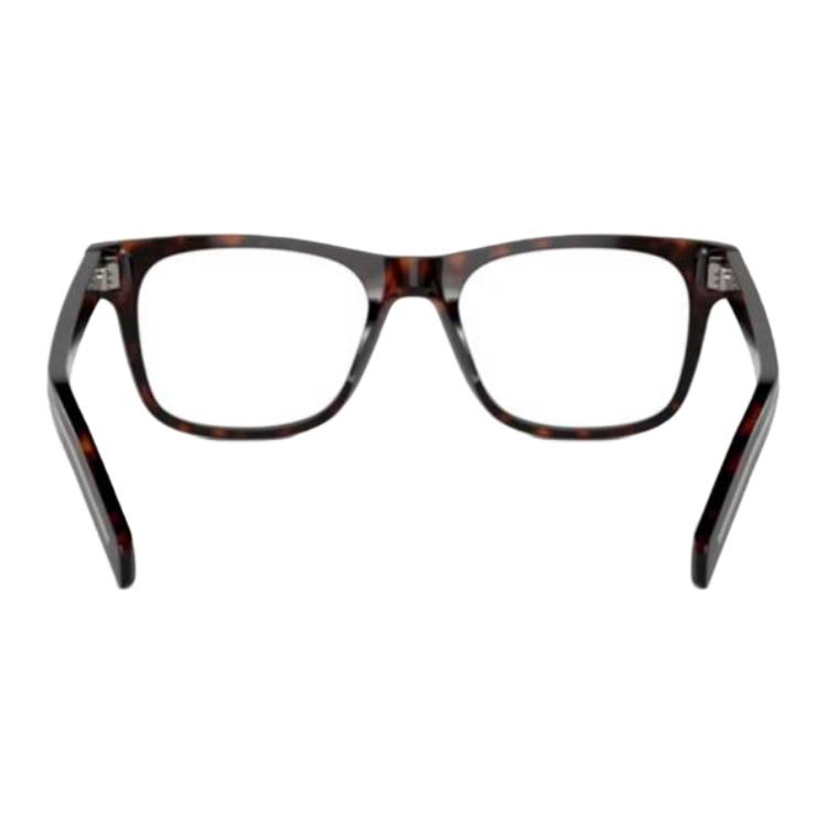 Purchase PRADA Gafas Ópticas Rectangulares en Carey con Detalle de Logo. POIZON240620265