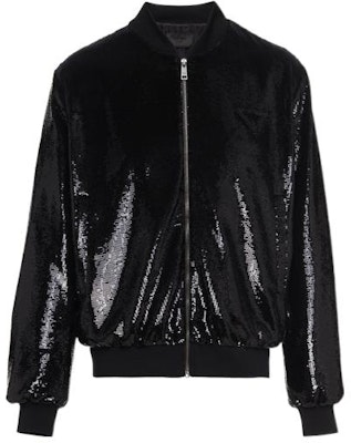 PRADA 黑色亮片长袖外套 SGB966-1Z9V-F0002-S-221 Order PRADA 黑色亮片长袖外套 SGB966-1Z9V-F0002-S-221