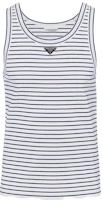 Order PRADA Sleeveless Striped Cotton Top Multicolor Crewneck Vest. UJT109-111L-F0UB0-S-222