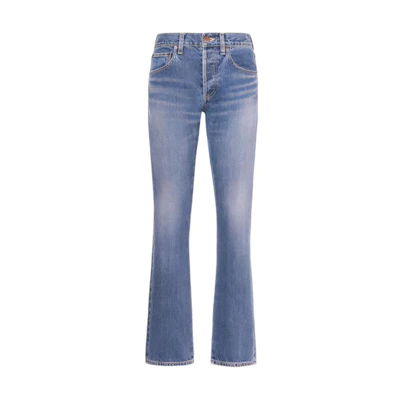 PRADA Slim Fit Solid Color Blue Jeans GEP096-1IJ6-F0008