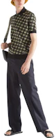 Lookbook PRADA スリムフィット ストレートレッグ カジュアルパンツ ネイビーブルー UP0178-1P3Z-F0008-S-221