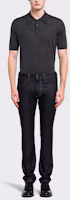 Lookbook PRADA 修身直筒牛仔褲 中腰口袋設計 深藍色 GEP316-1WQV-F0008-S-202