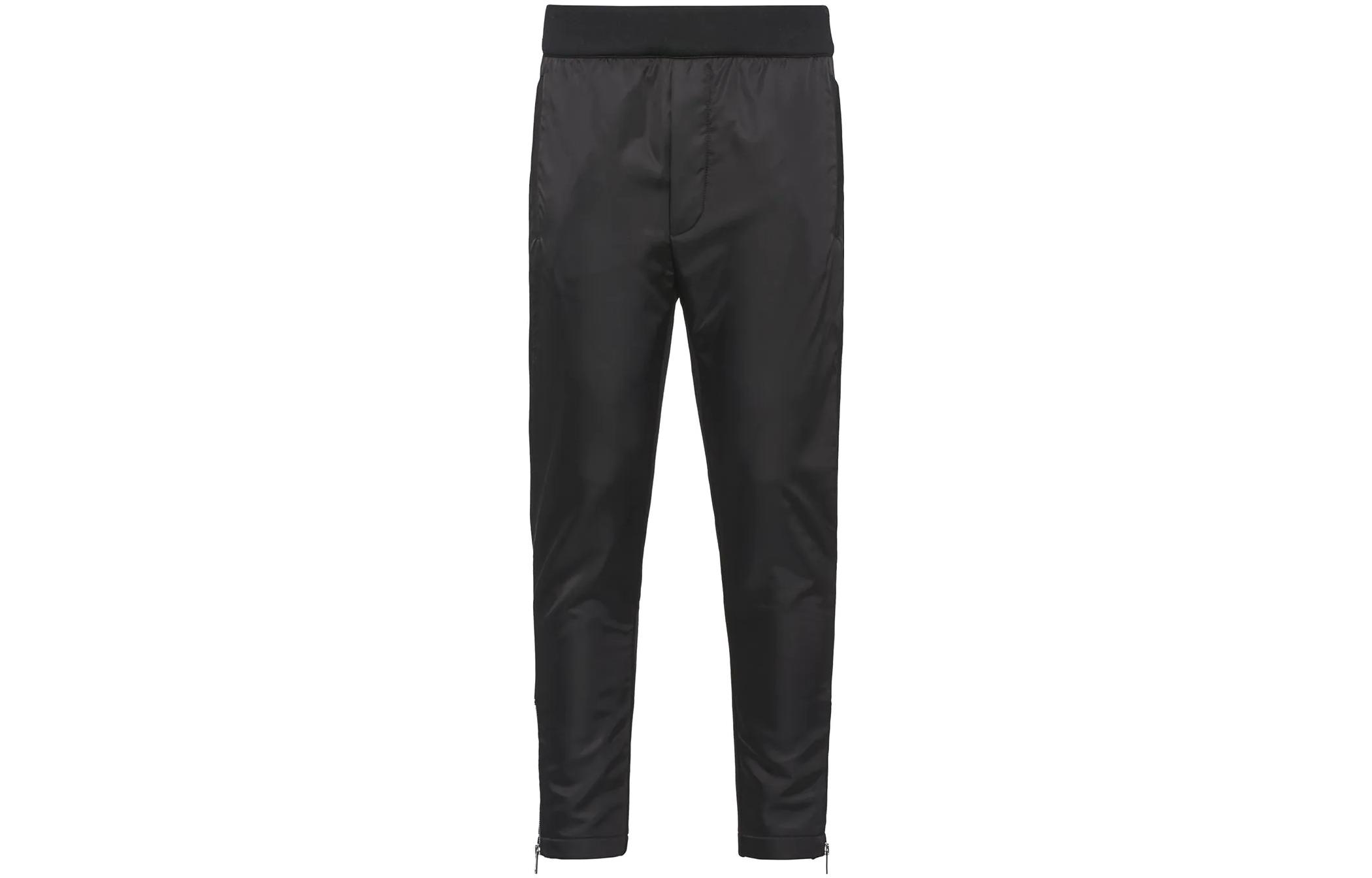 Order PRADA 素色功能性慢跑褲 黑色 UJP121S1921R4H-F0806