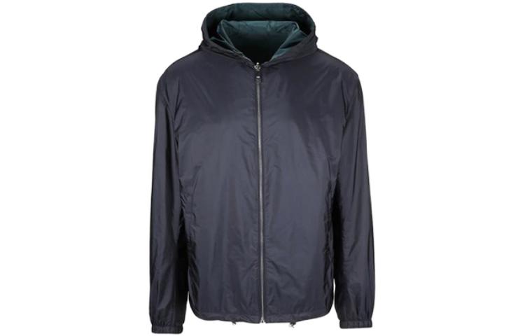 Order 普拉达纯色宽松版拉链连帽外套-蓝色 SGH85-1Q04-F0WRJ