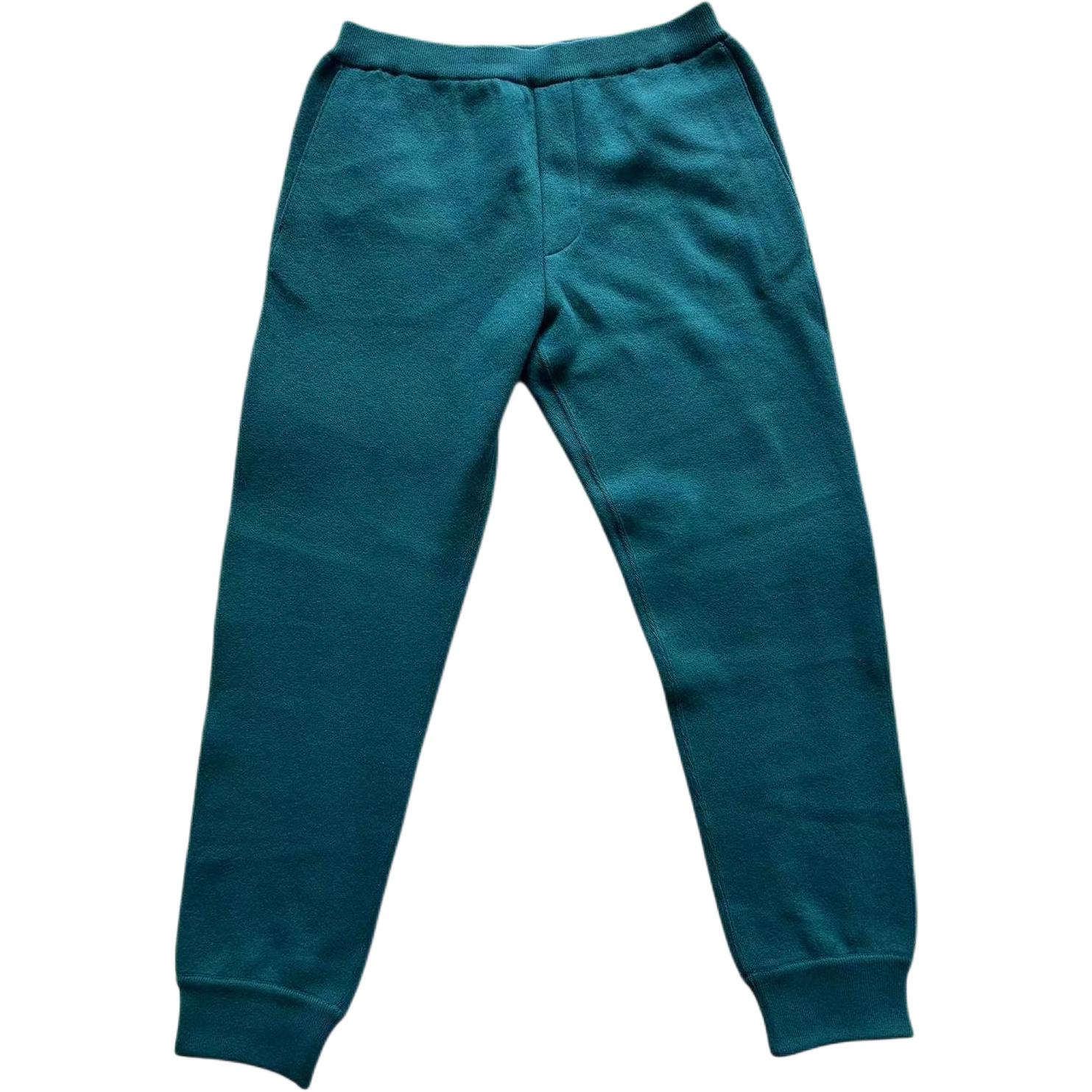PRADA  Solid Color Mid-Waist Jogger Pants Green Casual Trousers. UMP50-X4M-F0363-S-182