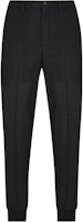 PRADA Solid Color Relaxed Fit Jogger Pants with Zipper - Black UP0194-1Y5S-F0002 PRADA Solid Color Relaxed Fit Jogger Pants with Zipper - Black UP0194-1Y5S-F0002