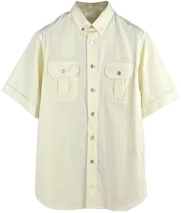 프라다 솔리드 컬러 반소매 버튼업 셔츠 옐로우. UCS447-10IV-F0032 Buy 프라다 솔리드 컬러 반소매 버튼업 셔츠 옐로우. UCS447-10IV-F0032