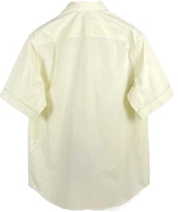 프라다 솔리드 컬러 반소매 버튼업 셔츠 옐로우. UCS447-10IV-F0032 Lookbook 프라다 솔리드 컬러 반소매 버튼업 셔츠 옐로우. UCS447-10IV-F0032