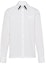 Buy 프라다 솔리드 컬러 싱글 브레스티드 화이트 긴소매 셔츠 UCN530-10IV-F0964-S-OOO