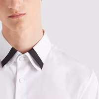 Purchase PRADA Kemeja Lengan Panjang Polos Warna Putih UCN530-10IV-F0964-S-OOO