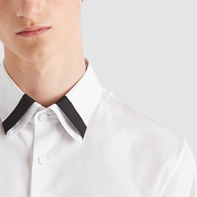 프라다 솔리드 컬러 싱글 브레스티드 화이트 긴소매 셔츠 UCN530-10IV-F0964-S-OOO Purchase 프라다 솔리드 컬러 싱글 브레스티드 화이트 긴소매 셔츠 UCN530-10IV-F0964-S-OOO