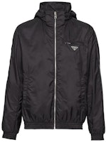 PRADA Solid Color Zip-Up Hoodie Jacket - Black SGB811-1WQ9-F0002-S-212 PRADA Solid Color Zip-Up Hoodie Jacket - Black SGB811-1WQ9-F0002-S-212