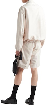 PRADA Solid Color Zip-Up Waist Casual Jacket SGC491-1358-F0002-S-OOO 2