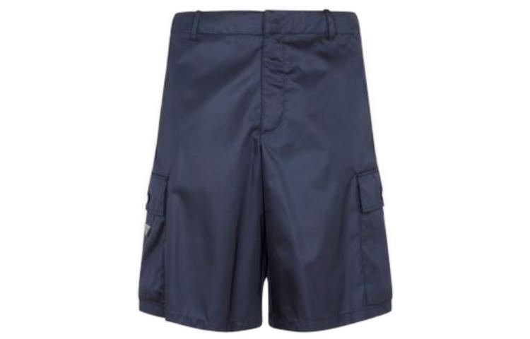 Order 普拉达 深蓝色直筒拉链短裤. SPH244-1WQ8-F0SVF