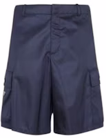 Order PRADA 深藍色直筒拉鍊短褲 SPH244-1WQ8-F0SVF