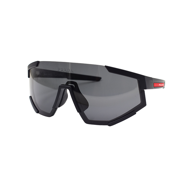 PRADA  Sporty Road Trip Sunglasses, Irregular Shape Trendy Design SPS04W-F-DG0-06F