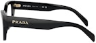 Lookbook PRADA 方形醋酸眼鏡 黑色 刻字鏡腿設計 PRA16V16K1O1