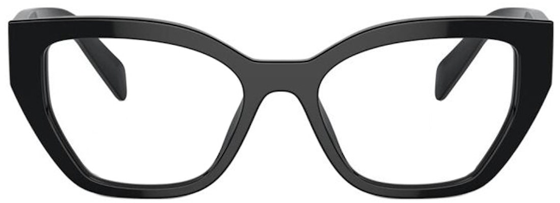 PRADA 方形醋酸眼鏡 黑色 刻字鏡腿設計 PRA16V16K1O1 Shop PRADA 方形醋酸眼鏡 黑色 刻字鏡腿設計 PRA16V16K1O1