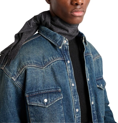 PRADA Camisa Vaquera Manga Larga Color Sólido Azul SS24. GEC104-10UJ-F0008-S-OOO Purchase PRADA Camisa Vaquera Manga Larga Color Sólido Azul SS24. GEC104-10UJ-F0008-S-OOO