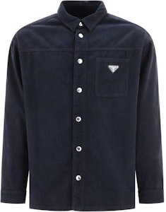 프라다 블루 3톤 버튼업 긴팔 셔츠 GEC090S23213H-PF0008 Order 프라다 블루 3톤 버튼업 긴팔 셔츠 GEC090S23213H-PF0008