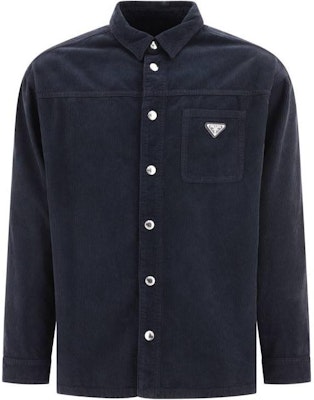 프라다 블루 3톤 버튼업 긴팔 셔츠 GEC090S23213H-PF0008 Order 프라다 블루 3톤 버튼업 긴팔 셔츠 GEC090S23213H-PF0008