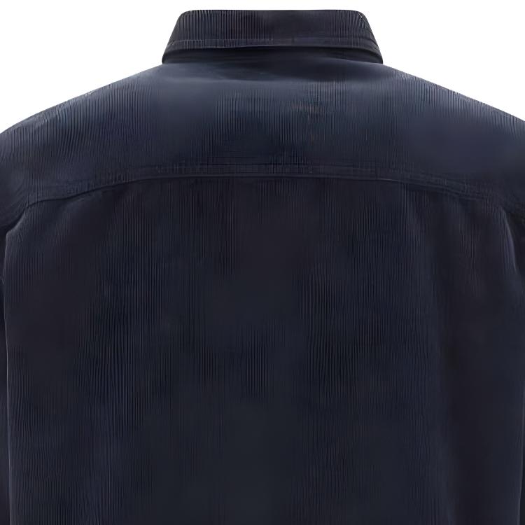 Sizing 프라다 블루 3톤 버튼업 긴팔 셔츠 GEC090S23213H-PF0008