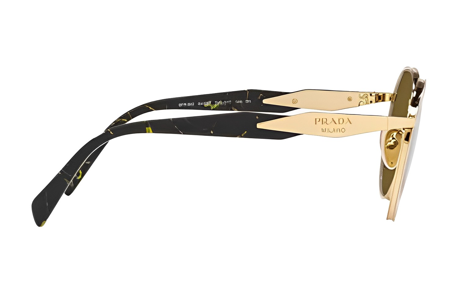 PRADA  Trendy Minimalist Metal Round Sunglasses PR56ZSZVN01T 圖 5