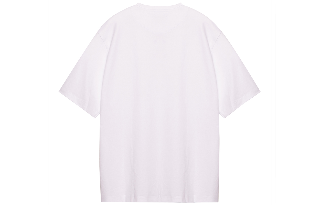 Lookbook PRADA Kemeja-T Logo Putih Leher Bulat Lengan Pendek UJN861S232240-F0009