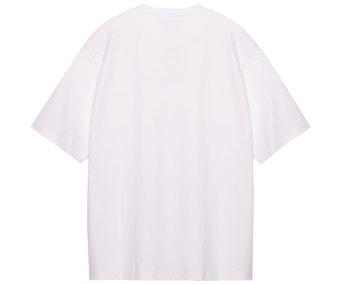 普拉达 白色徽标印花圆领短袖T恤 UJN861S232240-F0009 Lookbook 普拉达 白色徽标印花圆领短袖T恤 UJN861S232240-F0009