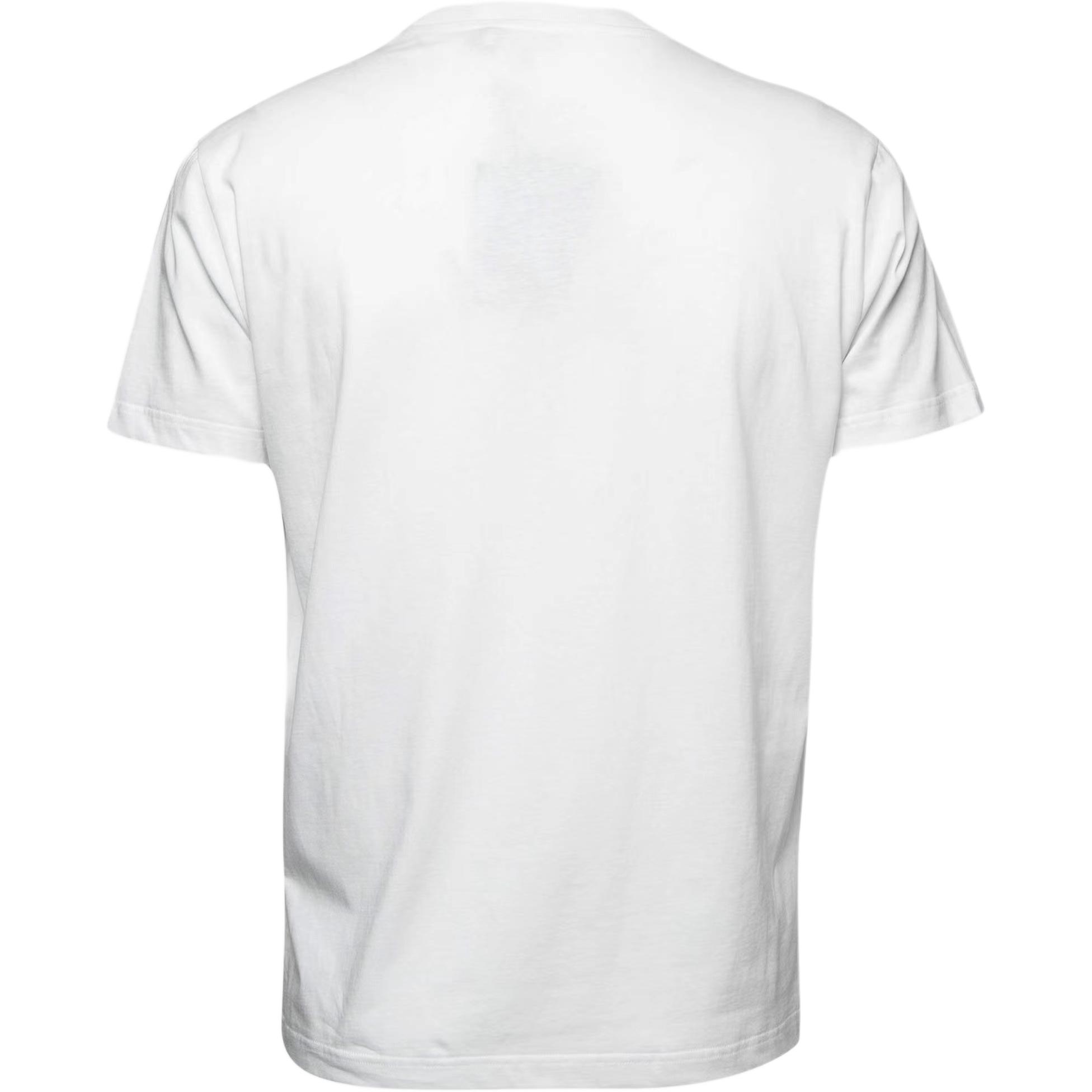 Lookbook PRADA 白色logo印花刺繡圓領T恤 UJN555-R182-1TE4