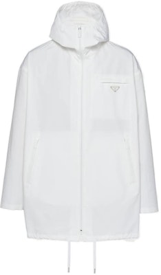 PRADA 白色宽松连帽拉链长袖外套夹克带标志 SGN847-U43-F0009-S-182 Buy PRADA 白色宽松连帽拉链长袖外套夹克带标志 SGN847-U43-F0009-S-182